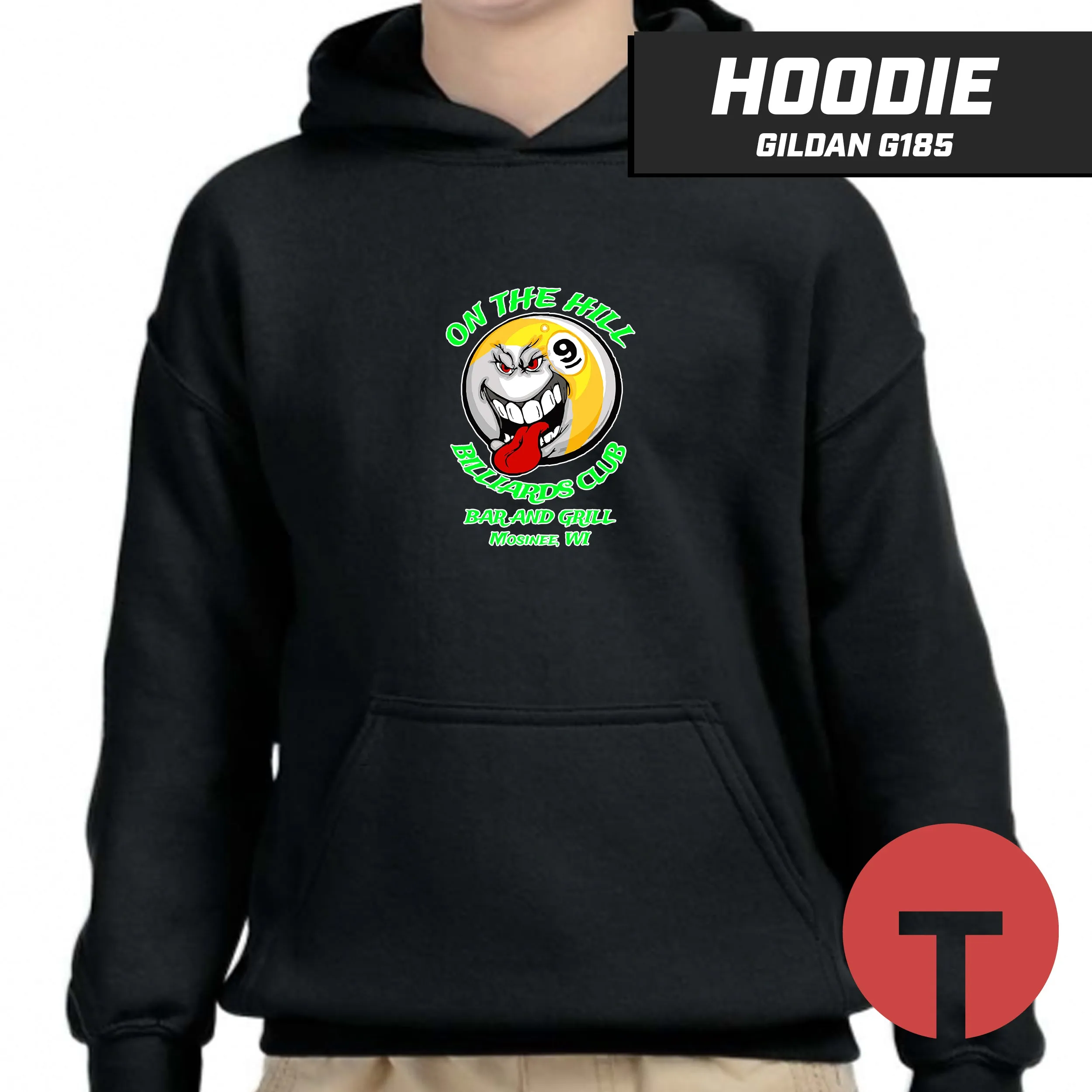 On the Hill Billiards Club - Hoodie Gildan G185