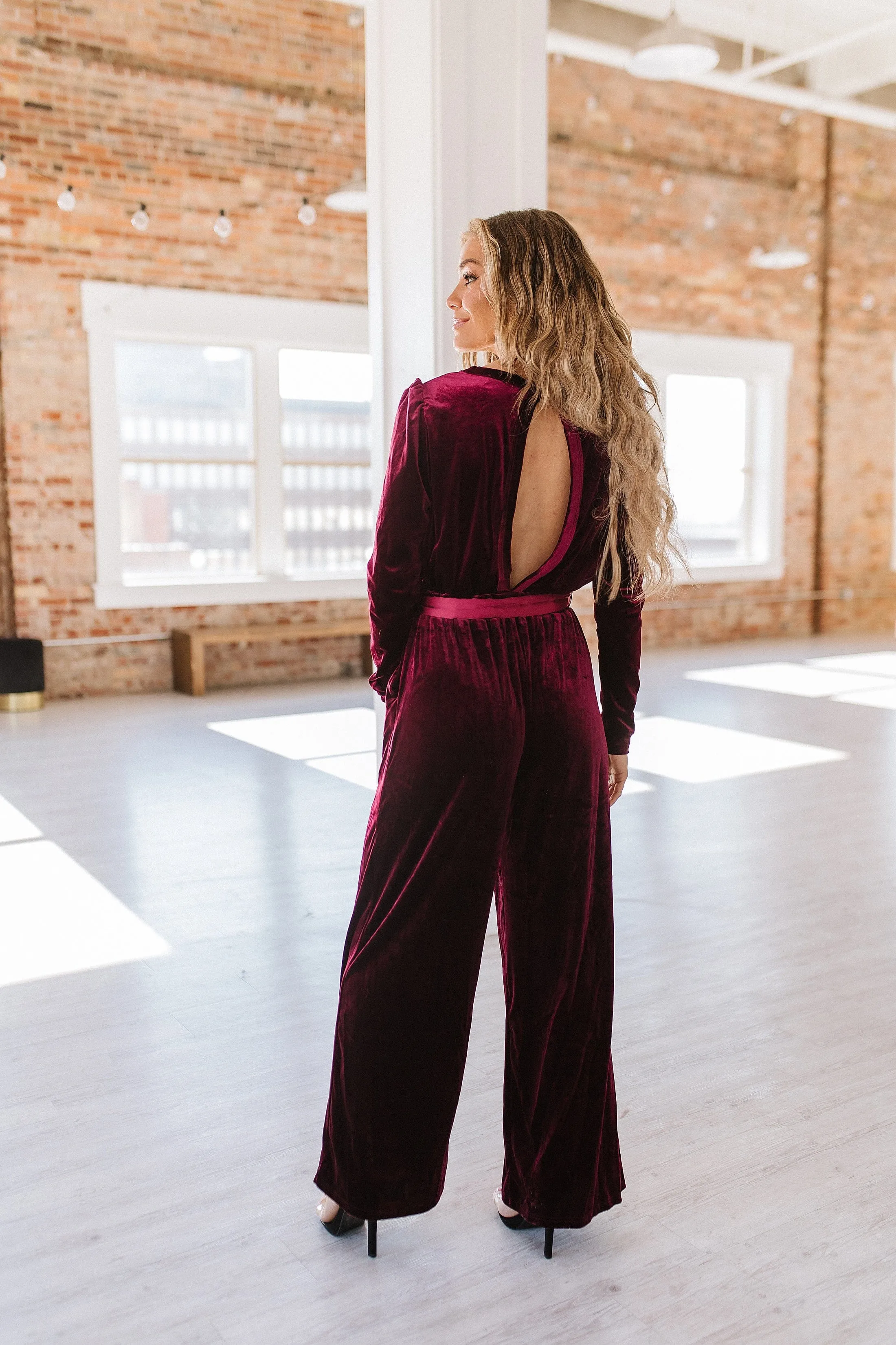 OOTW - Finn Velvet Wide Leg Jumpsuit | S-XL