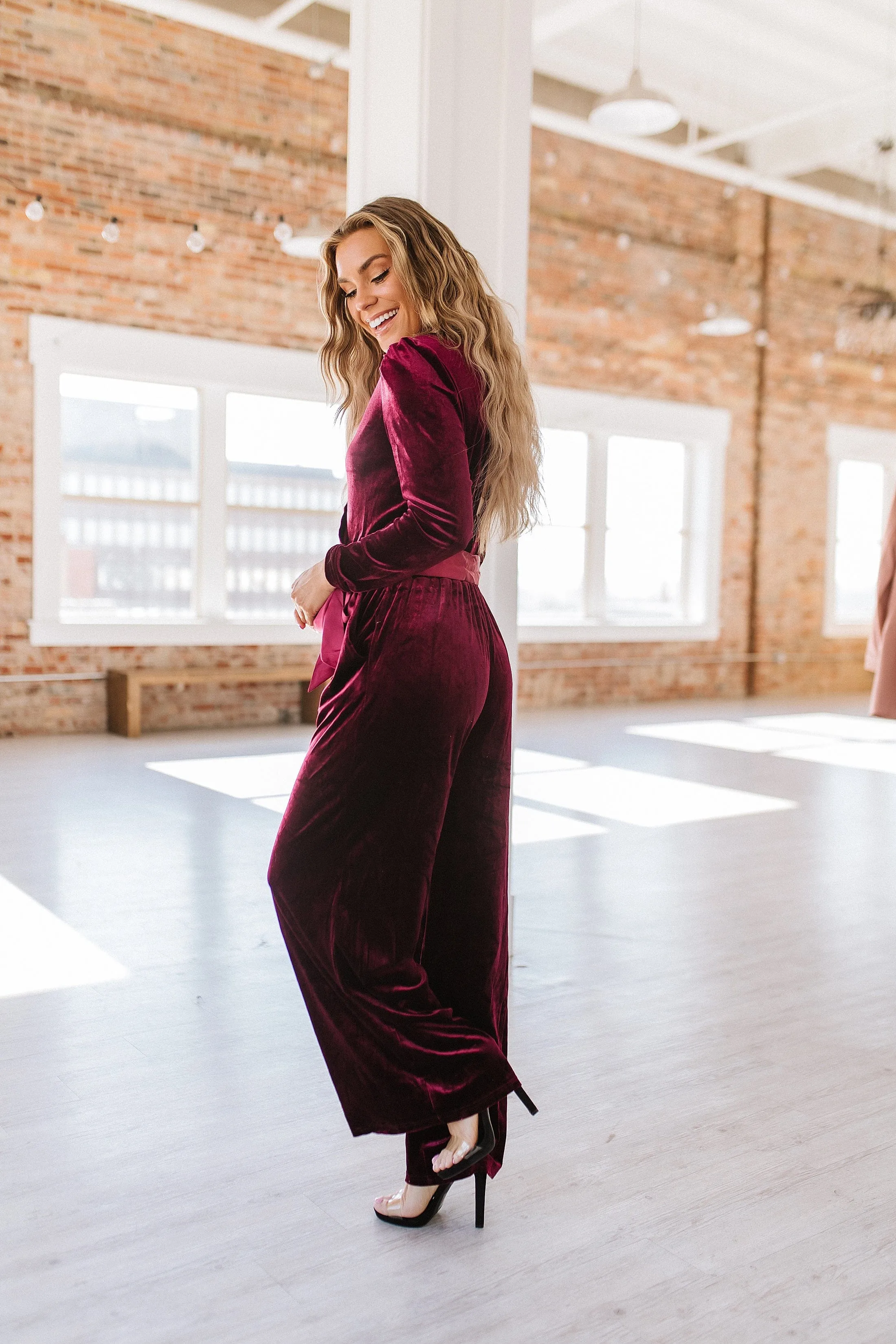 OOTW - Finn Velvet Wide Leg Jumpsuit | S-XL