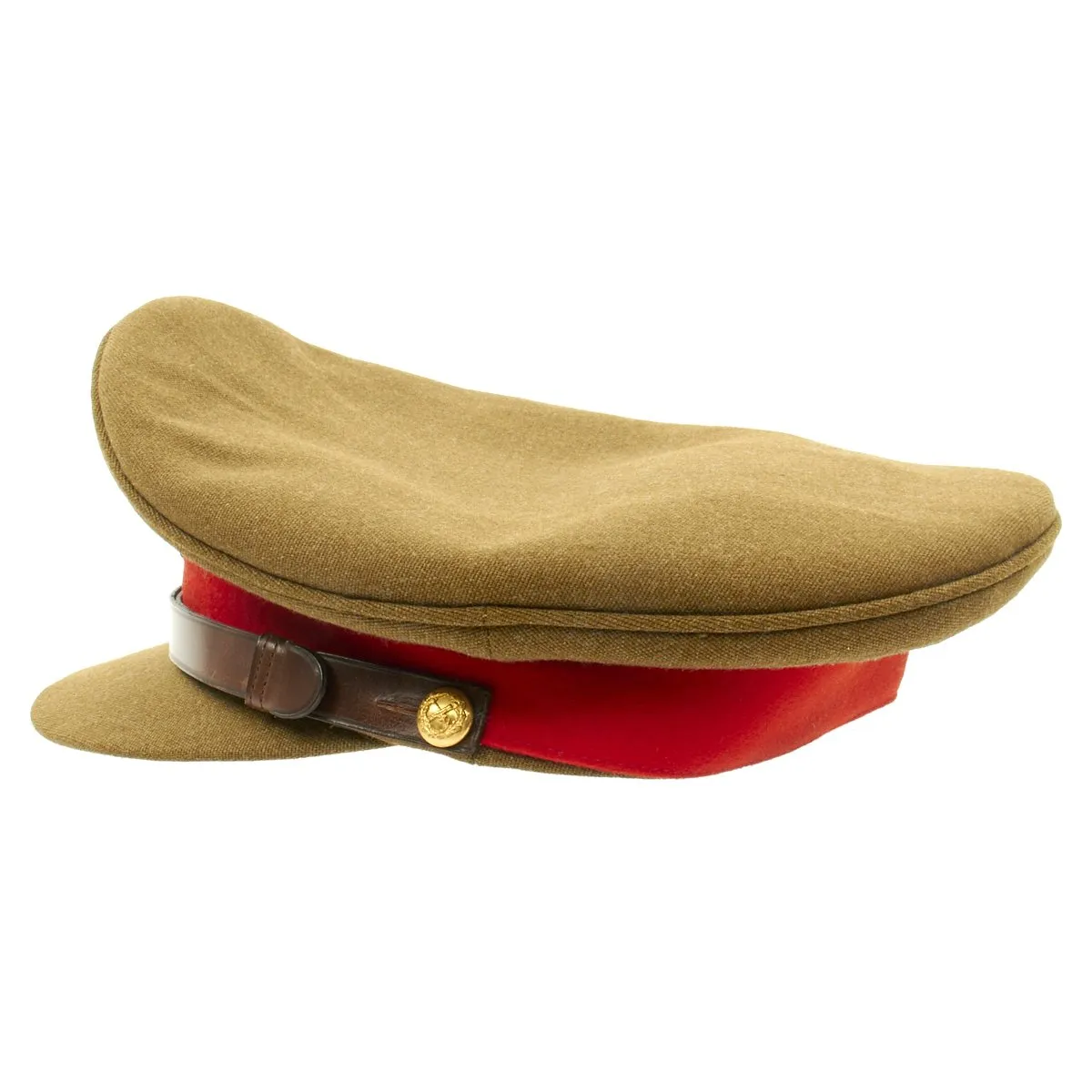 Original British-Made WWII Style Ethiopian General's Dress Visor Cap by Herbert Johnson of London - c.1953-74