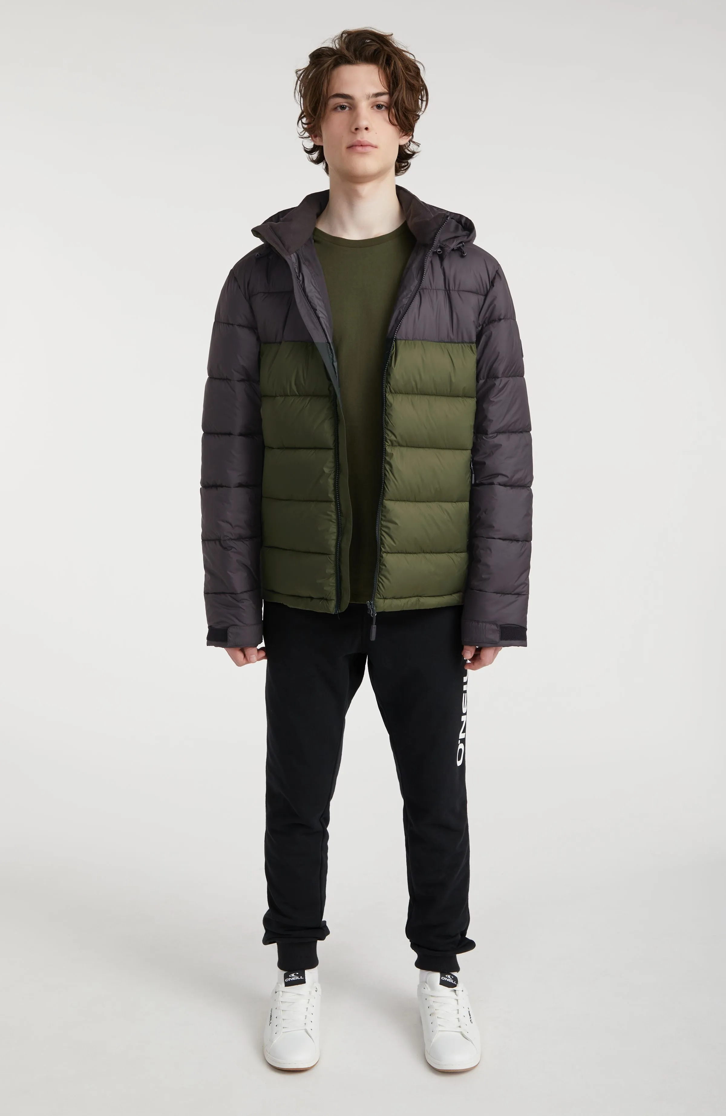 O'Riginals Puffer Jacket | Forest Night Colour Block