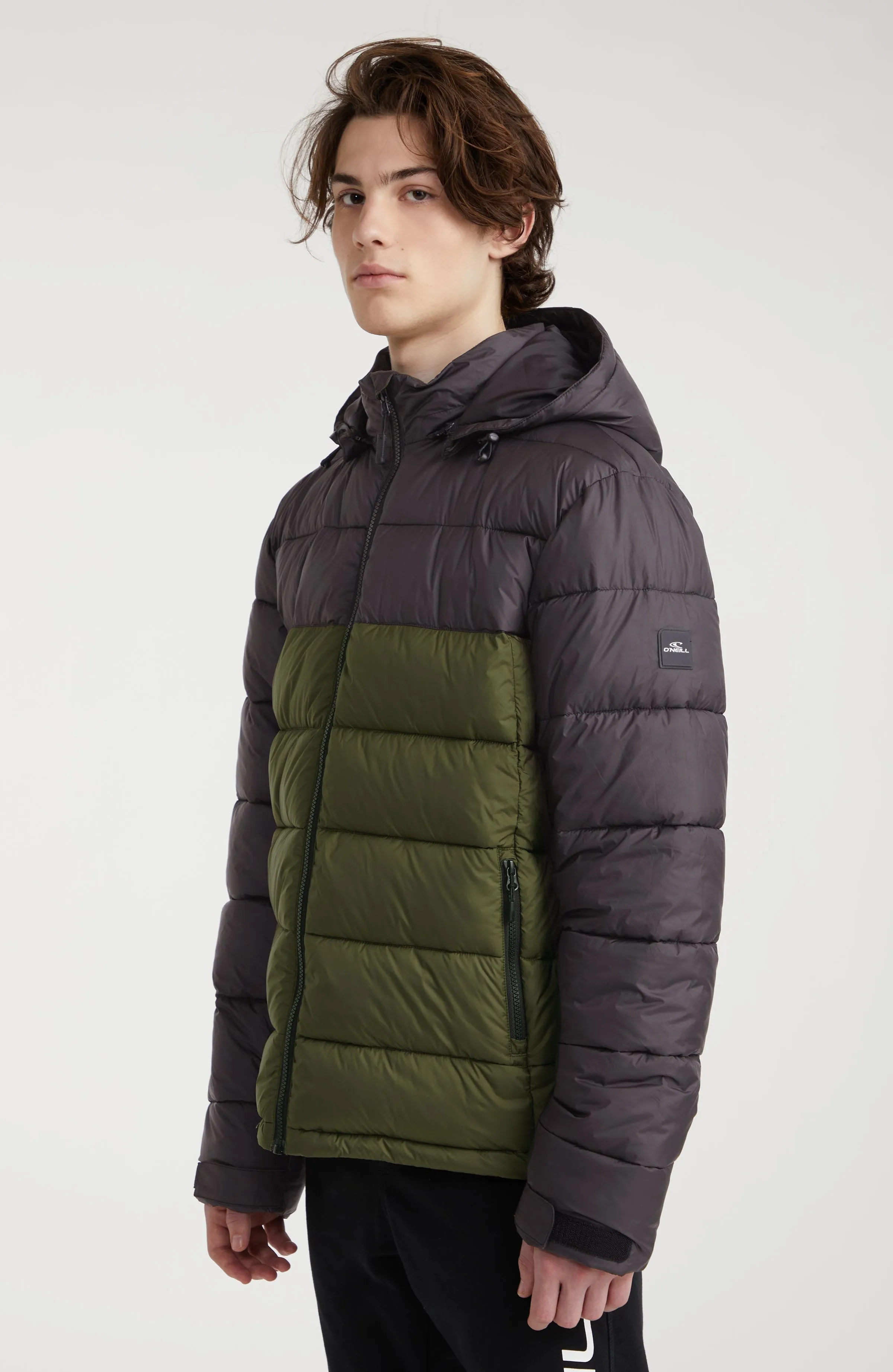 O'Riginals Puffer Jacket | Forest Night Colour Block