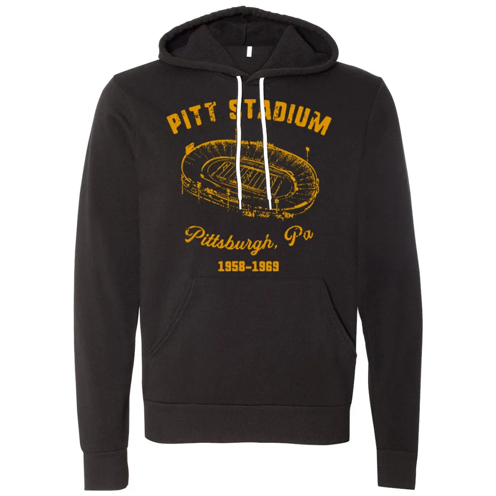 Pitt Stadium Pullover Hoodie | Pitt Stadium Black Pullover Hoodie