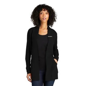 Port Authority Ladies MicroTerry Cardigan