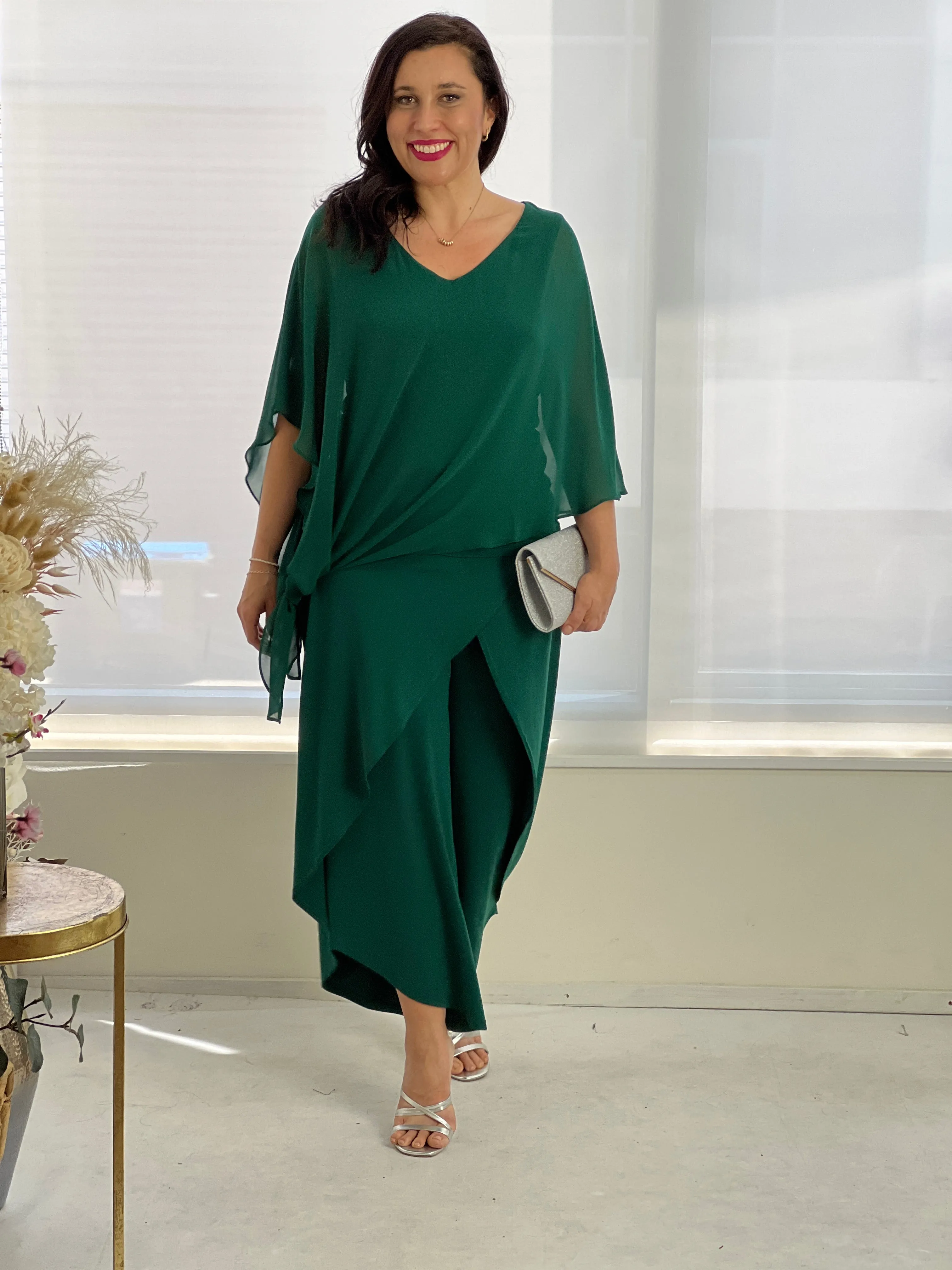 Pyrmont Emerald Layered Pants