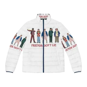 "Friends Don't Lie 2016 Retro Puffer Jacket - Stranger Things Inspired"