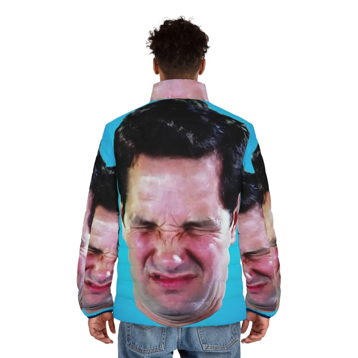 "Paul Rudd's Hard At Work Puffer Jacket - The Must-Have Meme Jacket"