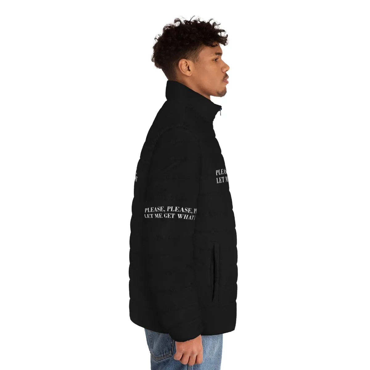 "The Smiths' 'Please Please Please' Inspired Minimalist Puffer Jacket