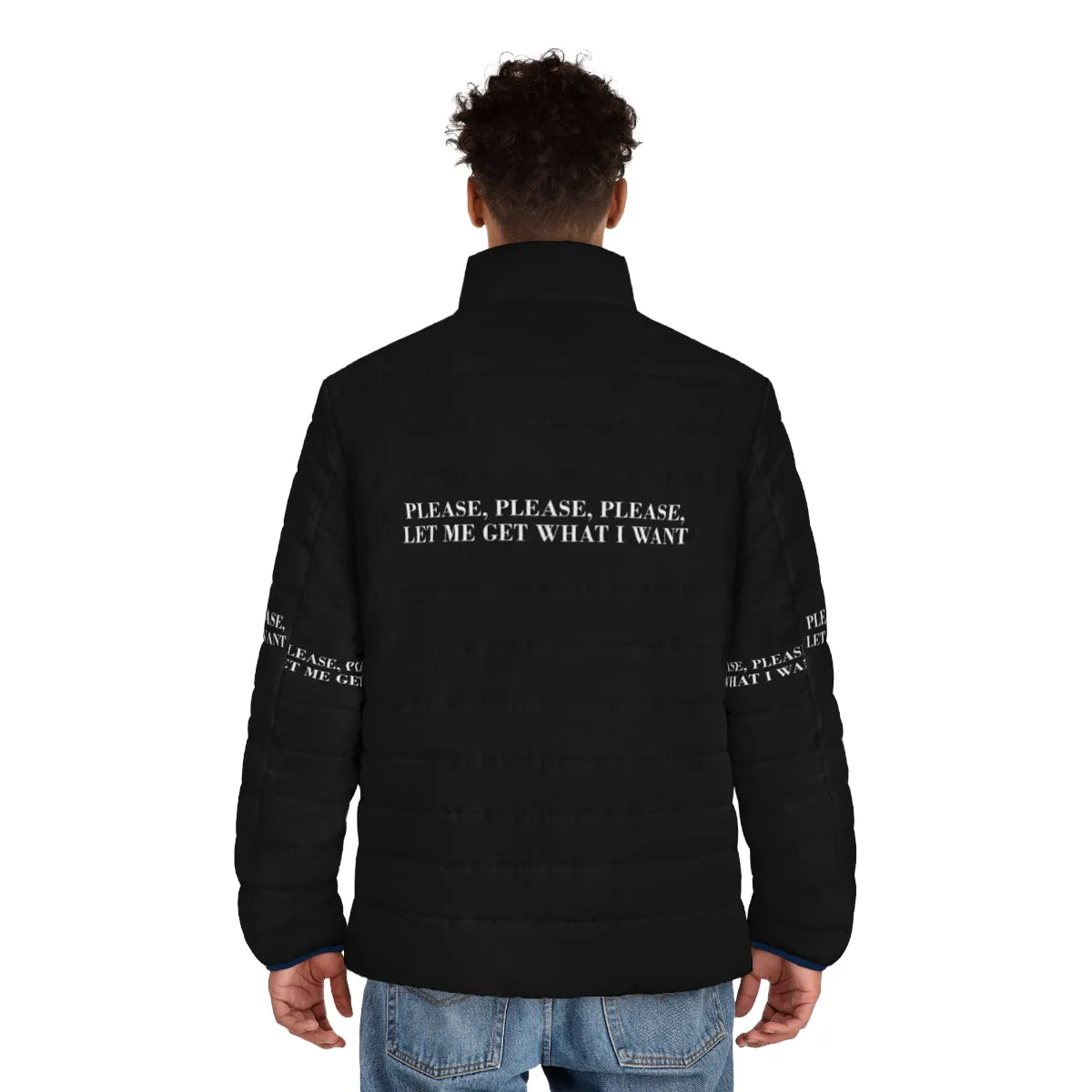 "The Smiths' 'Please Please Please' Inspired Minimalist Puffer Jacket