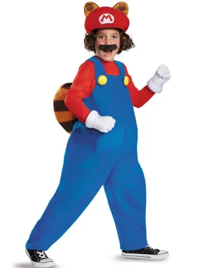 Raccoon Mario Boys Deluxe Super Mario Costume