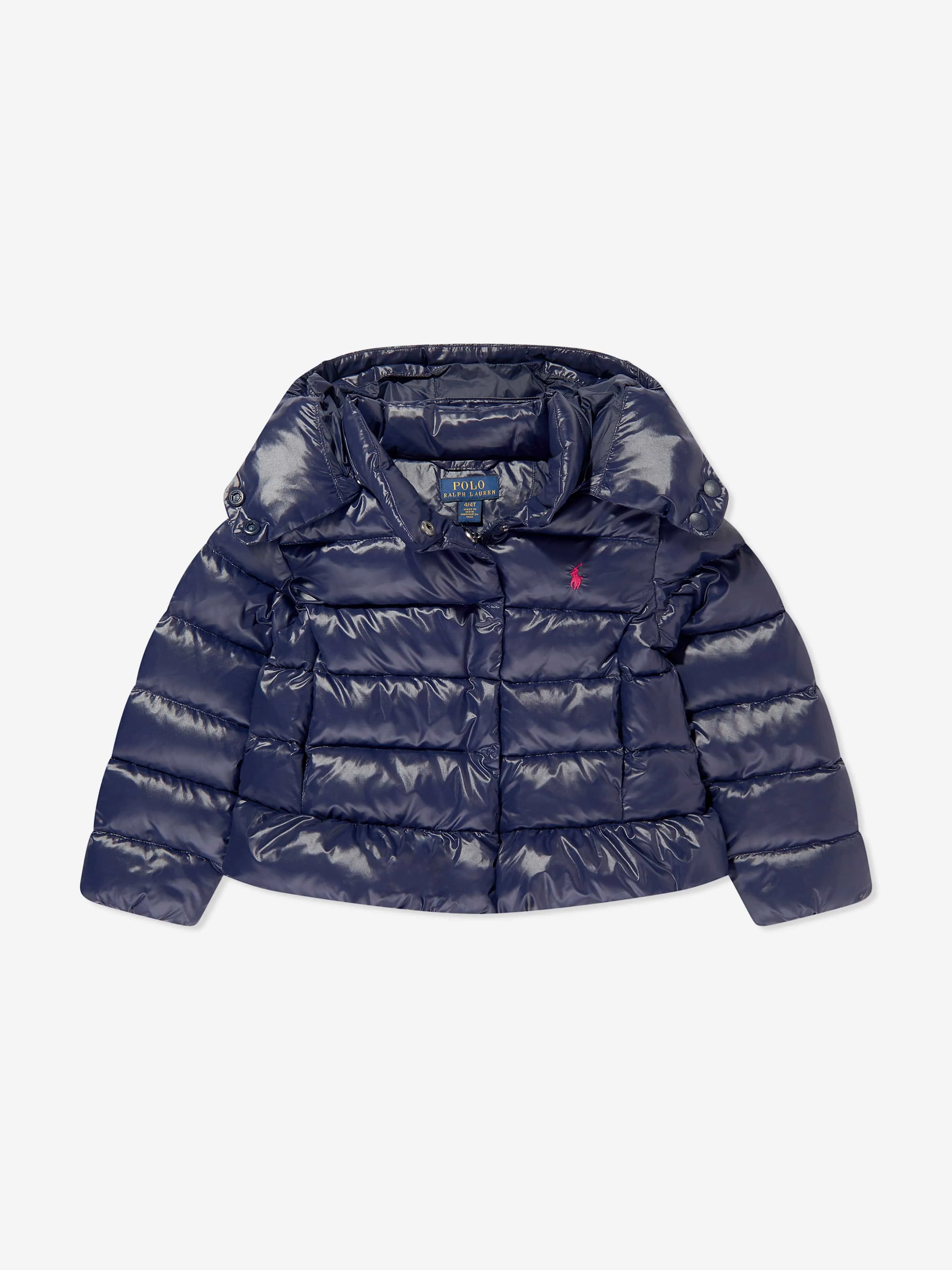 Ralph Lauren Girls Down Padded Jacket in Navy