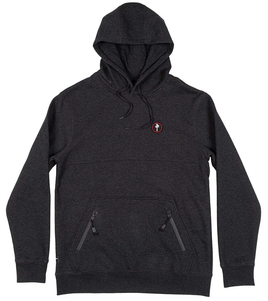 RDS Water Repellent Hoodie, Charcoal Heather