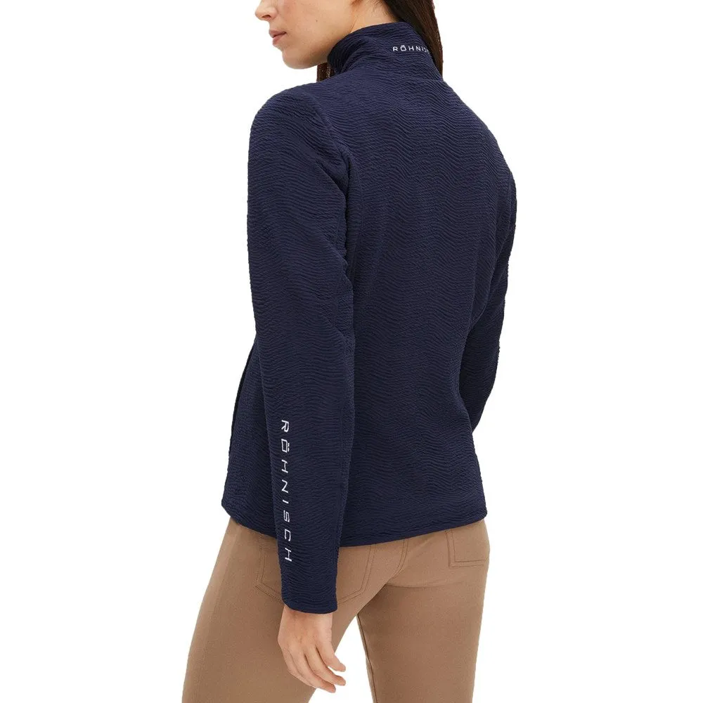 Rohnisch Women's Logan Wind Golf Cardigan - Navy