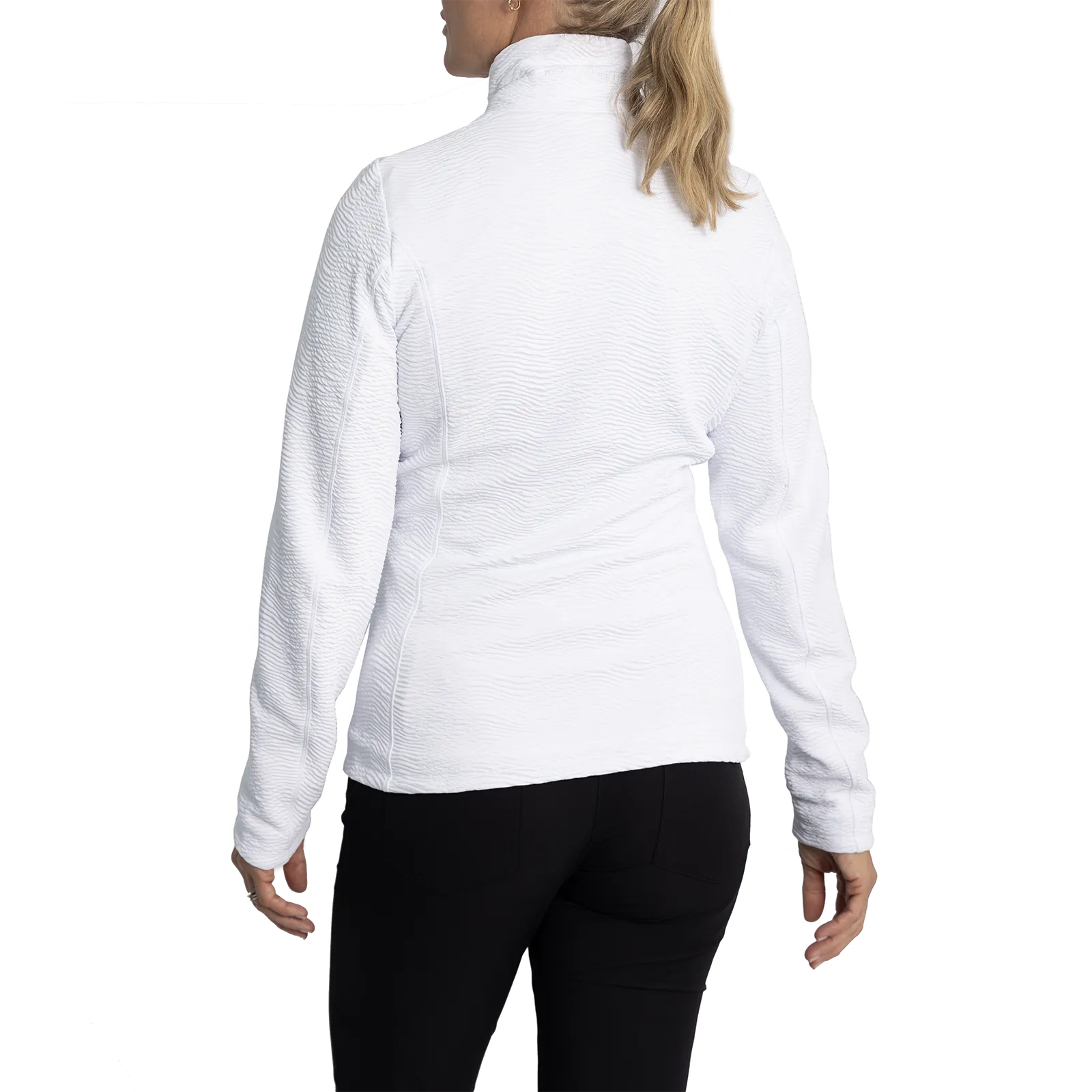 Rohnisch Women's Logan Wind Golf Cardigan - White