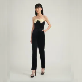 Saloni Sabine Jumpsuit - Black