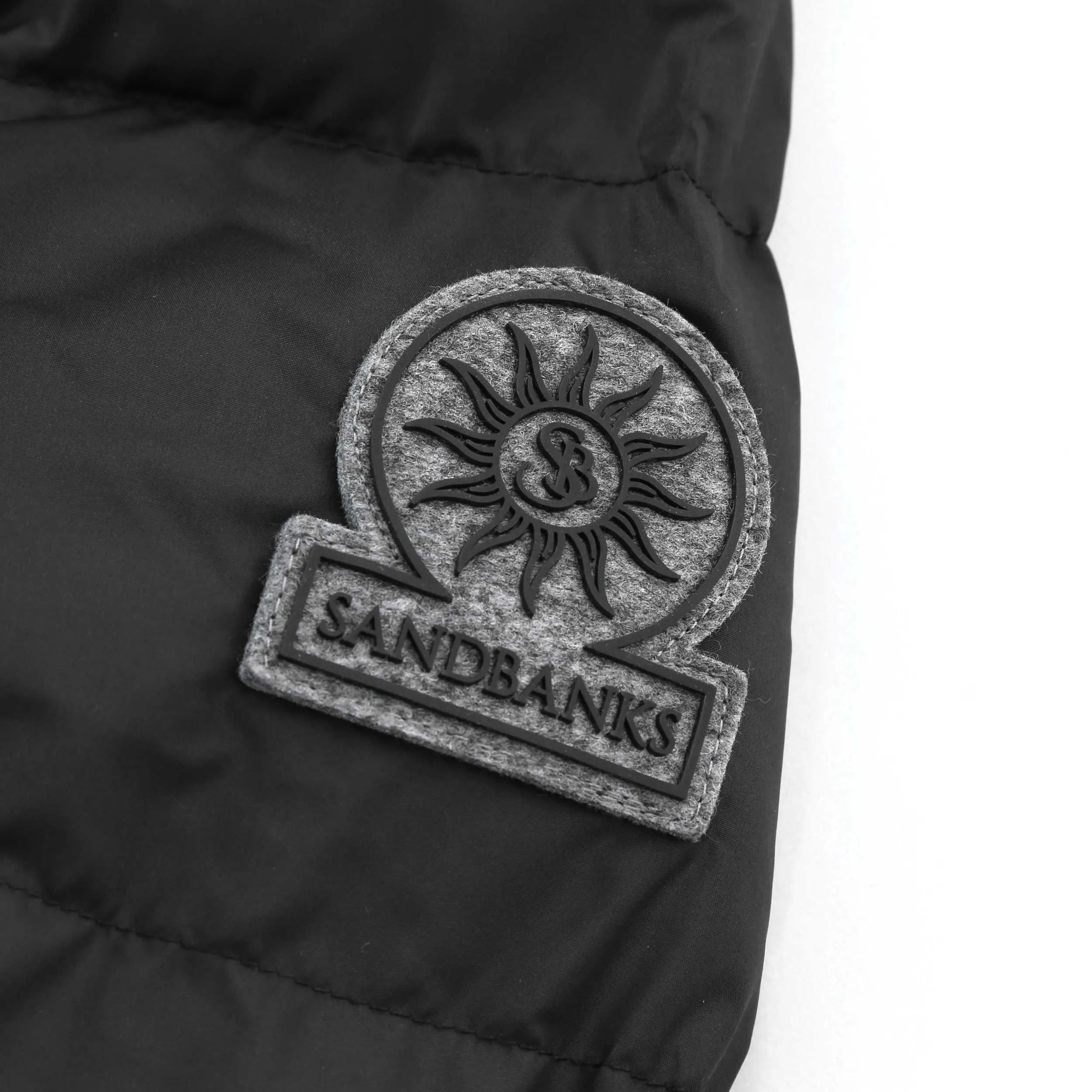 Sandbanks Apres Puffer Jacket in Black