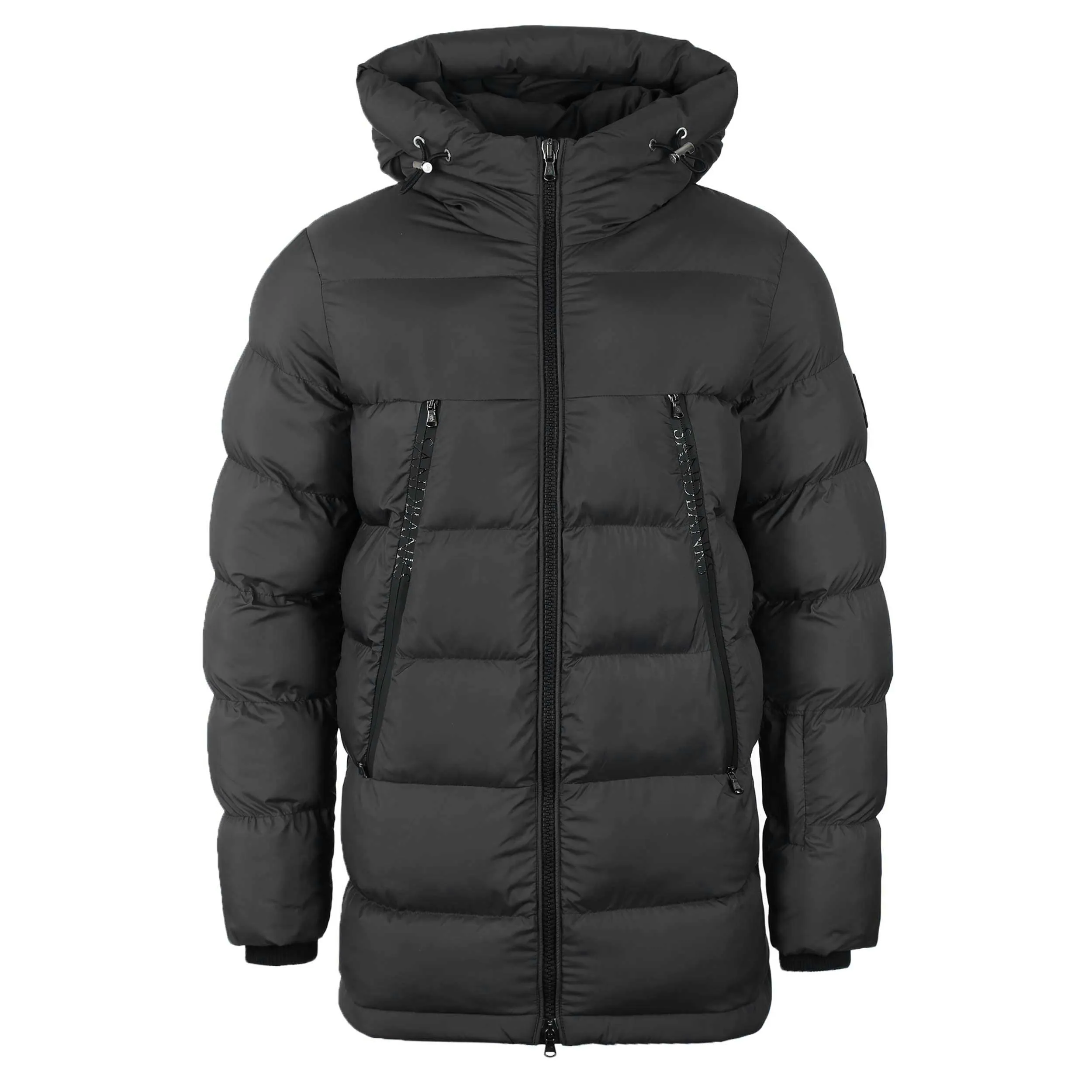 Sandbanks Ravine Mid Puffer Jacket in Black