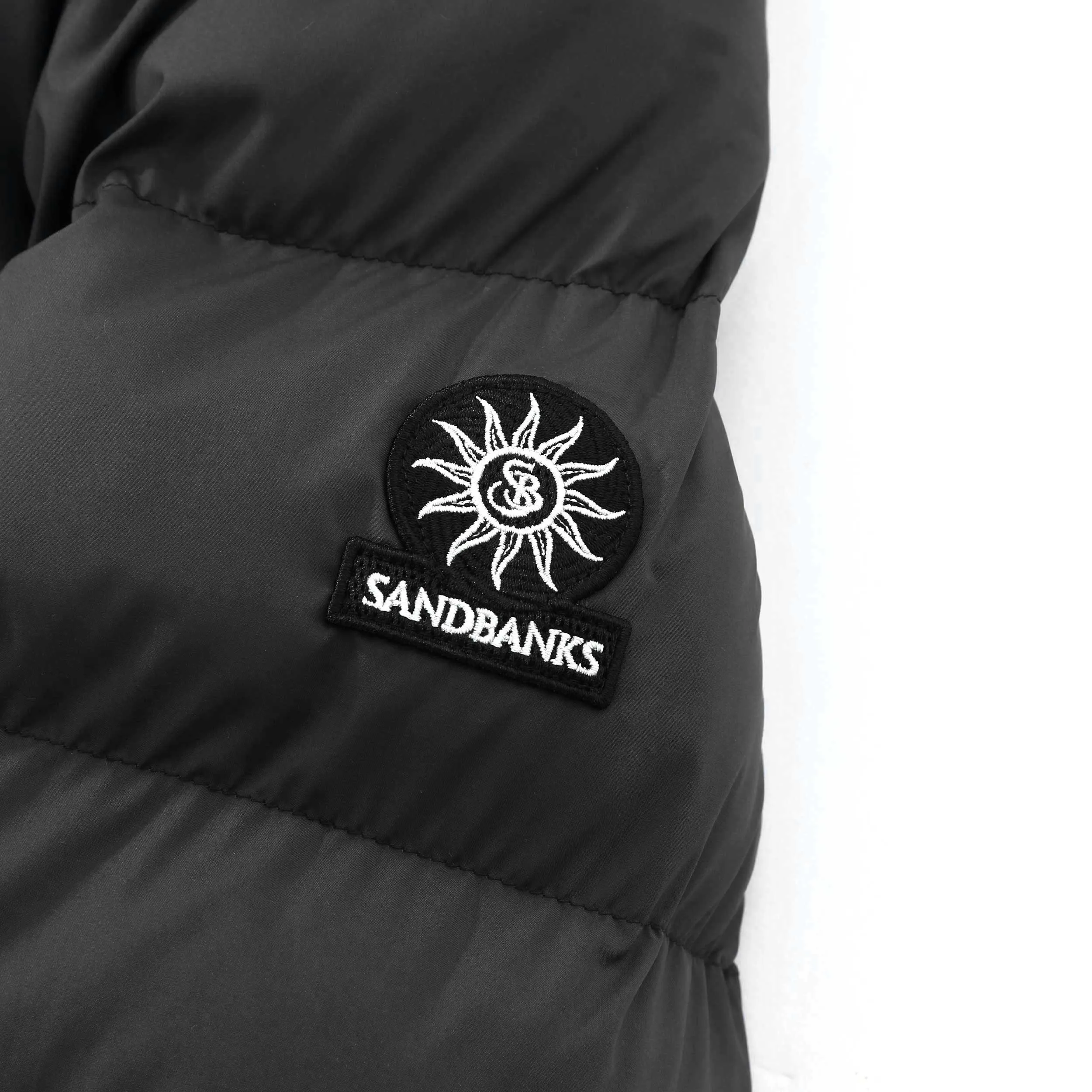 Sandbanks Ravine Mid Puffer Jacket in Black