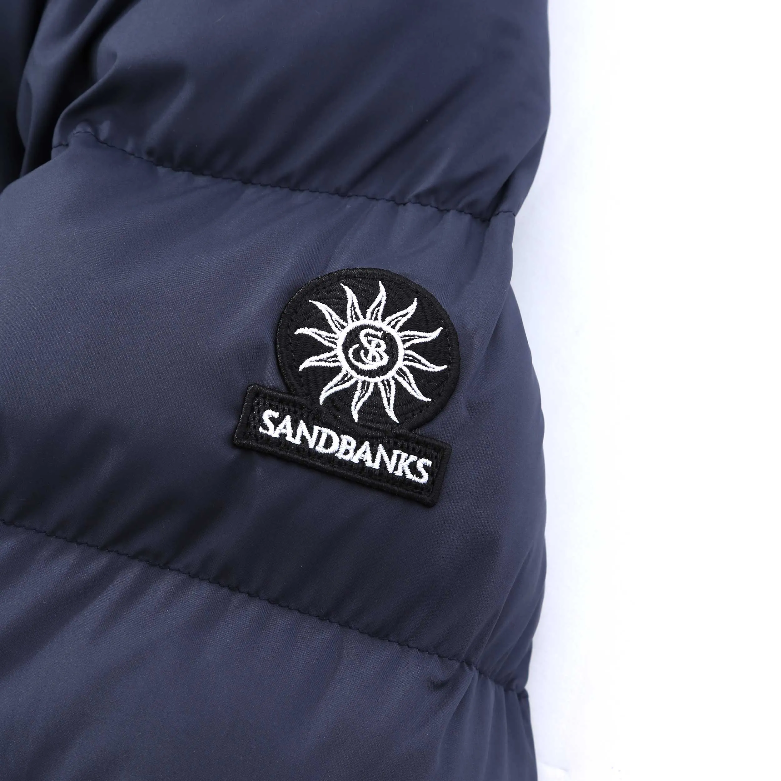 Sandbanks Ravine Mid Puffer Jacket in Navy