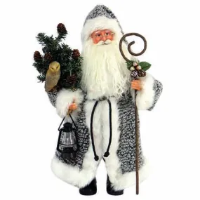 Santa And Owl - 15" Santa