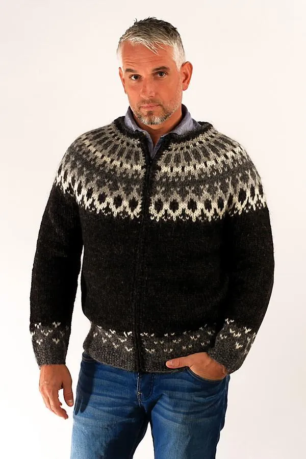 Skipper Wool Cardigan Black