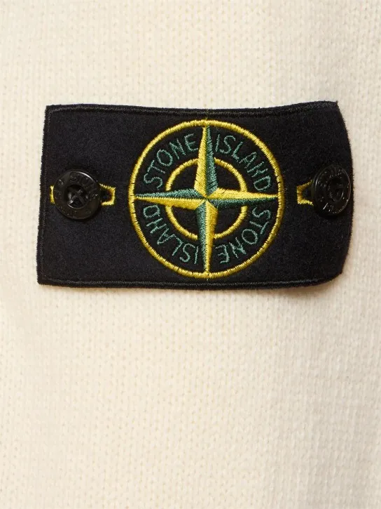 Stone Island   Wool blend zip cardigan 