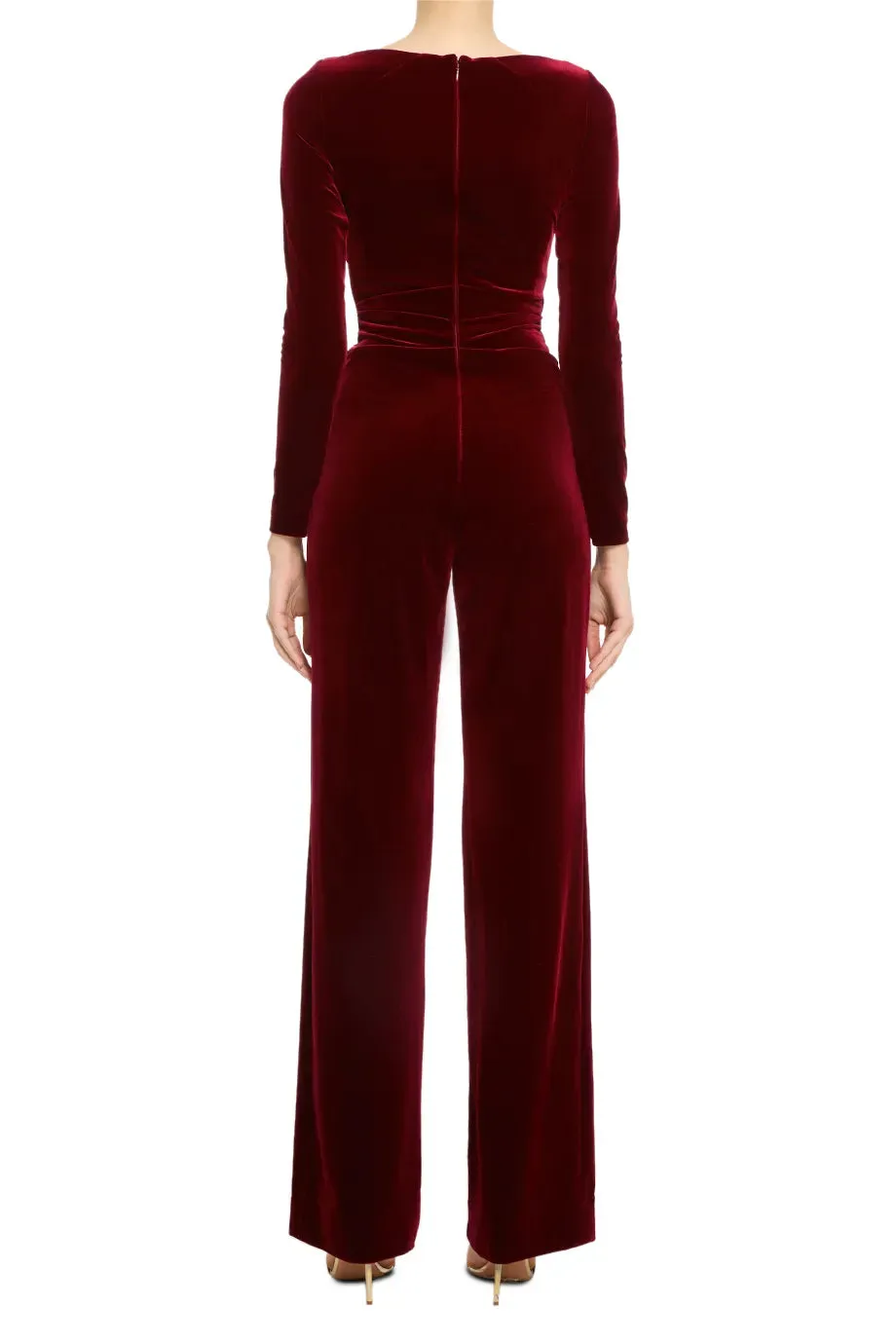 Stretch Velvet Jumpsuit