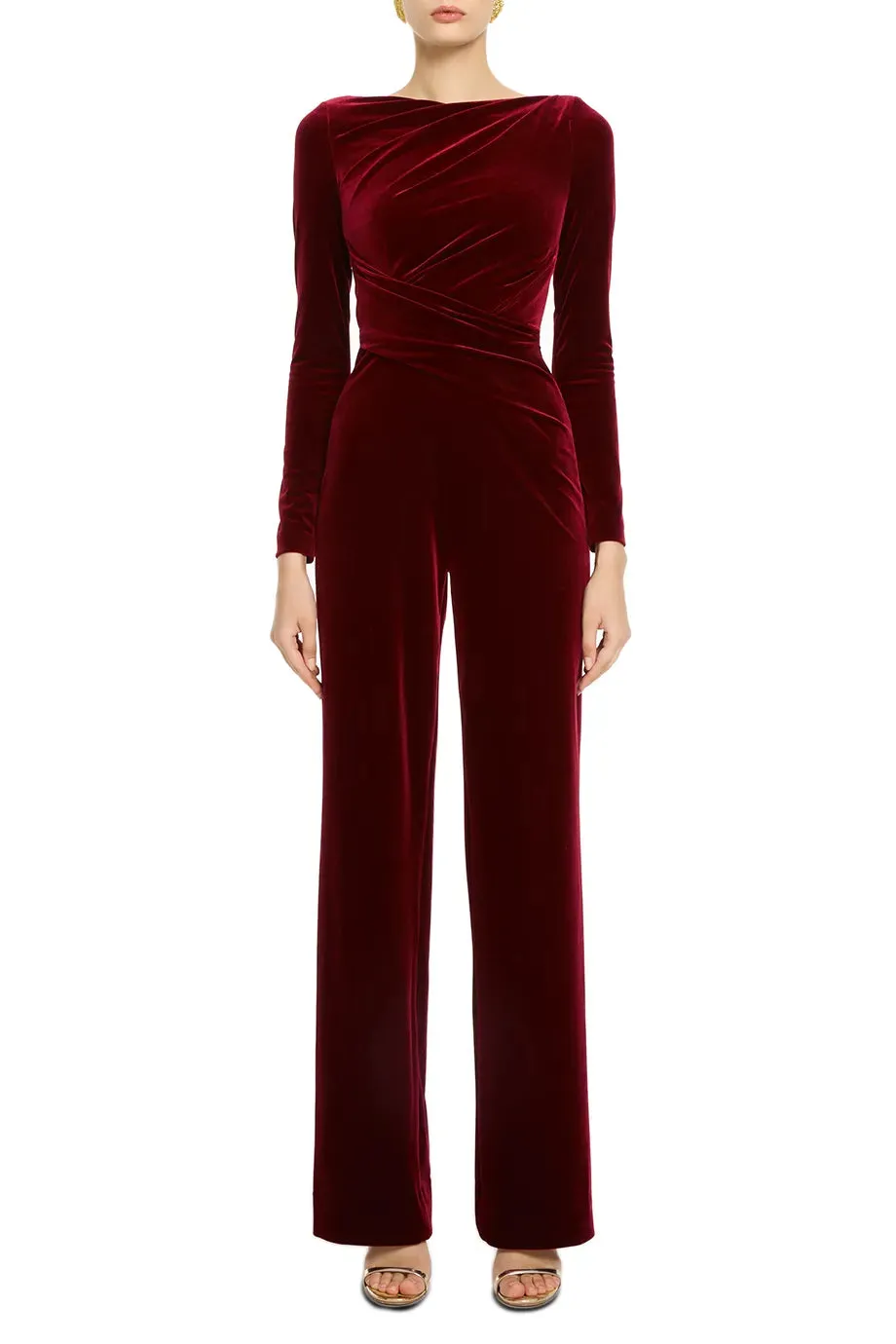 Stretch Velvet Jumpsuit