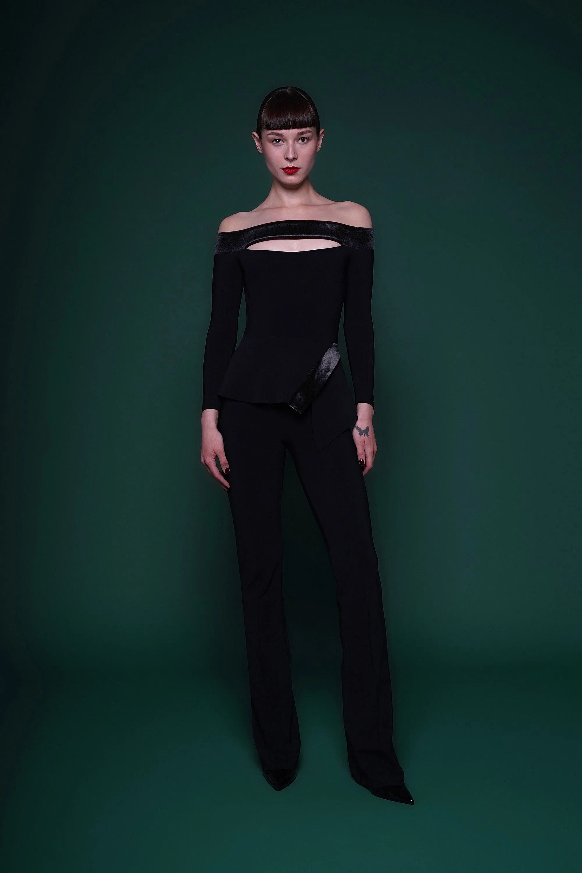 THAIS VELVET JUMPSUIT