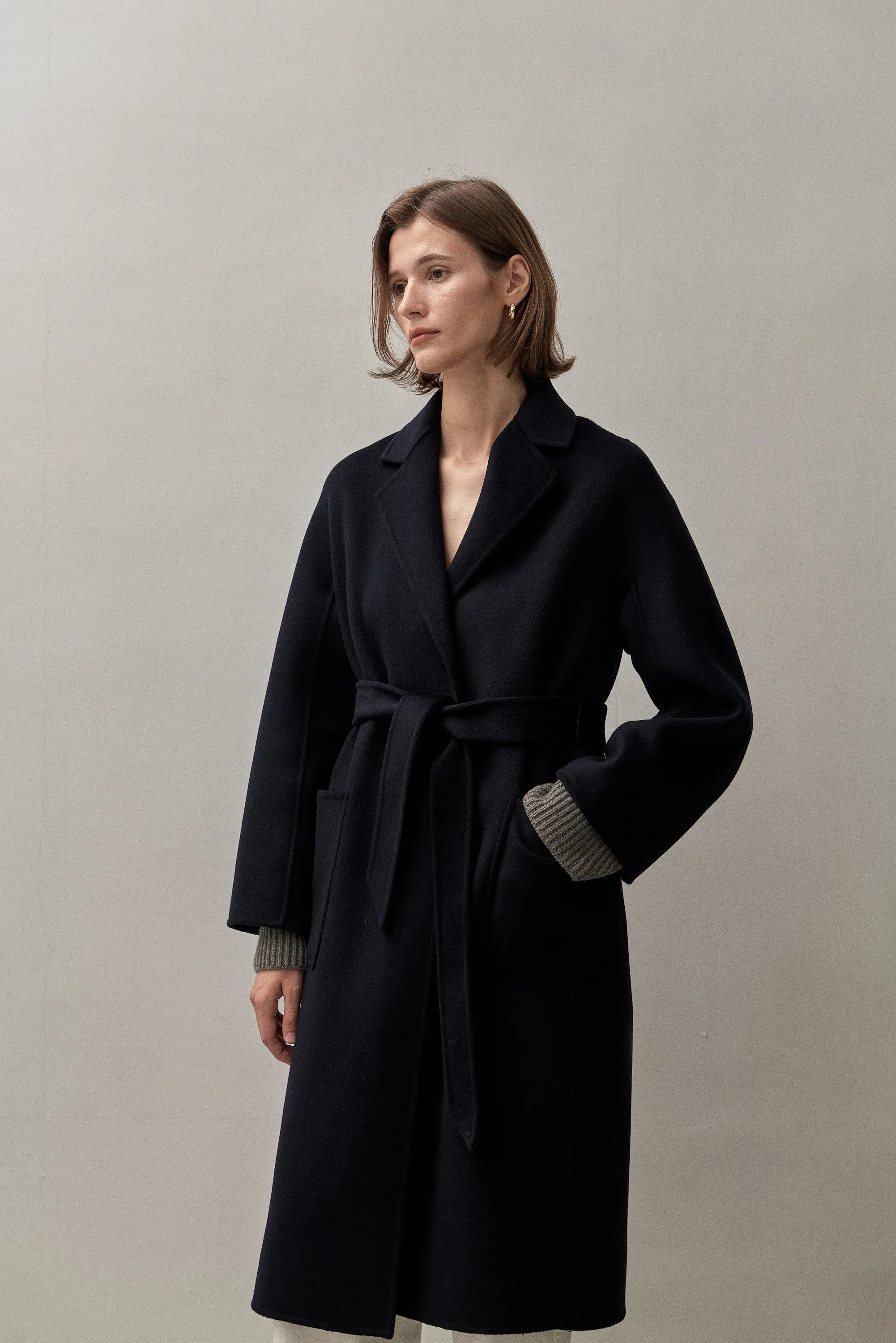 THE CLASSIC COAT - NAVY 90/10