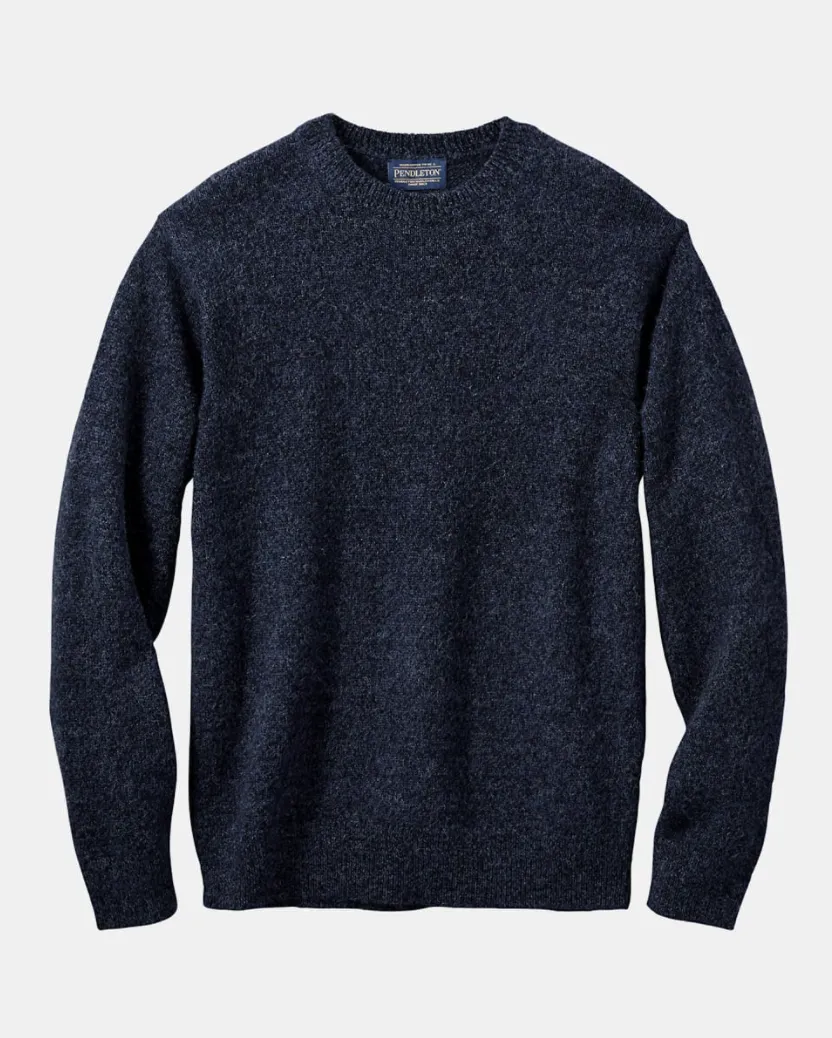 Wool Crew<br>Indigo Heather