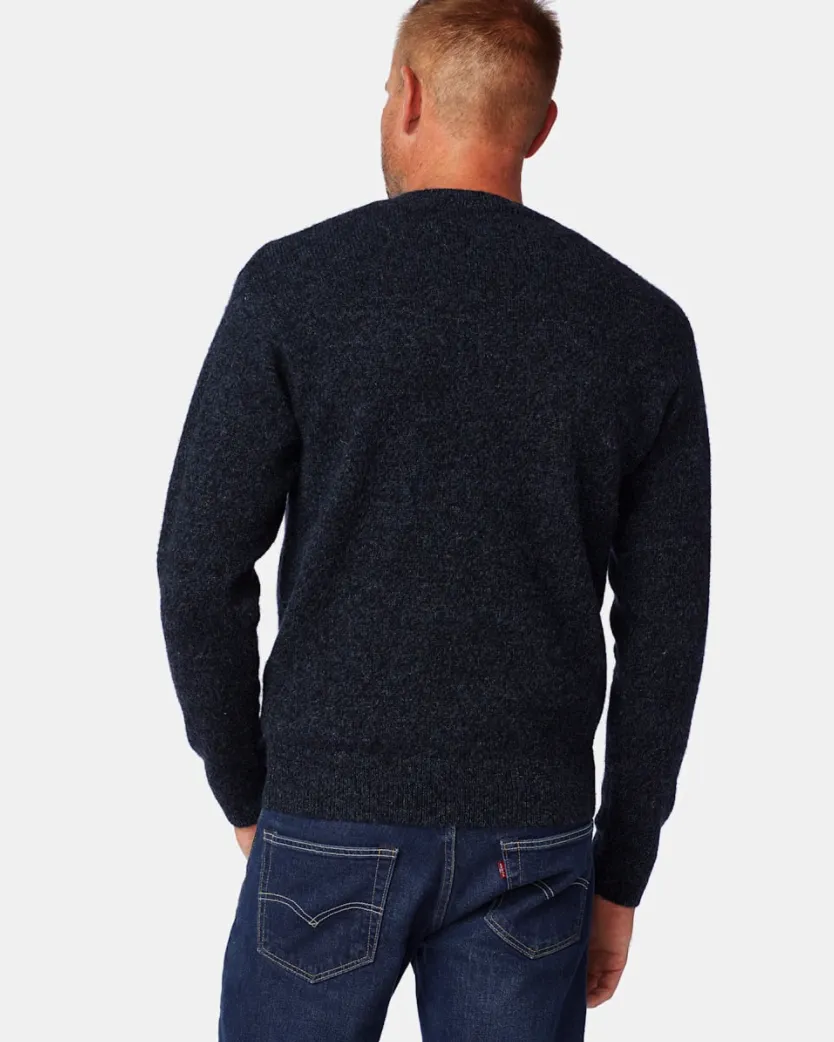 Wool Crew<br>Indigo Heather