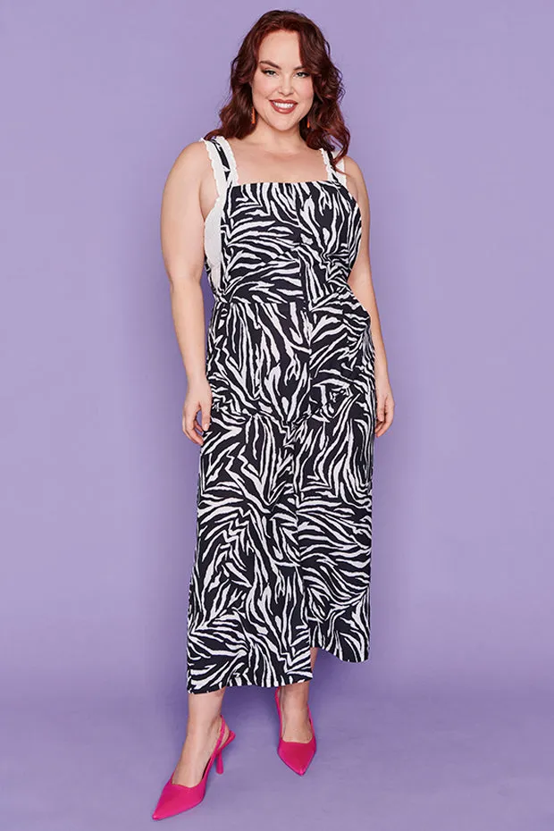 Zandaya Zebra Jumpsuit